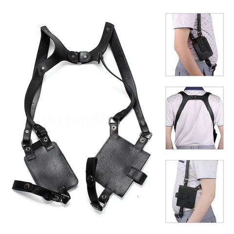 Anti-Thief Underarm Double Shoulder Wallet Bag Hidden Holster Belt Security Concealed Tactical Pack Backpack For Man/Male ► Photo 1/6