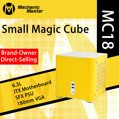 Mechanic Master MC18-Magic Cube Mini ITX Computer Case GAMING PC Gabinete Computador ► Photo 1/6