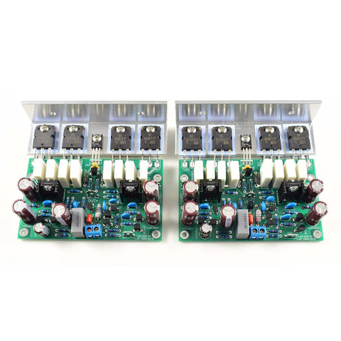 2pcs HI-END L20 VER 10 Stero power amplifier finished board 200W 8R HiFi  AMP With   Heatsink D2-011 ► Photo 1/6