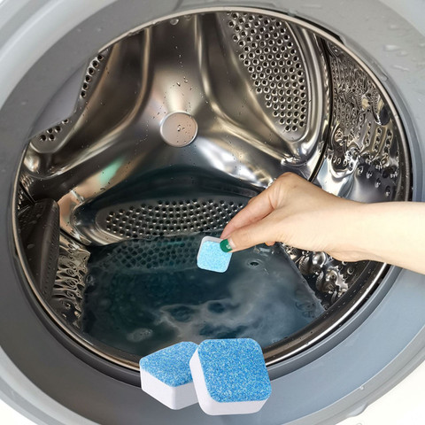 1/4 Tab Washing Machine Cleaner Washer Cleaning Detergent Effervescent Tablet Cleaner Washing Machine Home Cleaning tools ► Photo 1/6