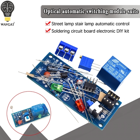 Light Control switch diy kit street lamp stair automatic control switch electronic welding circuit board student Laboratory ► Photo 1/6