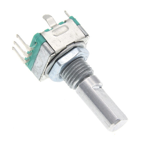 5pcs Rotary encoder,code switch/EC11/ audio digital potentiometer,with switch,5Pin, handle length 20mm ► Photo 1/6