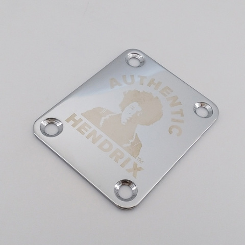 Guitar Neck Plate Jimi Chrome For ST TL Guitar ► Photo 1/2