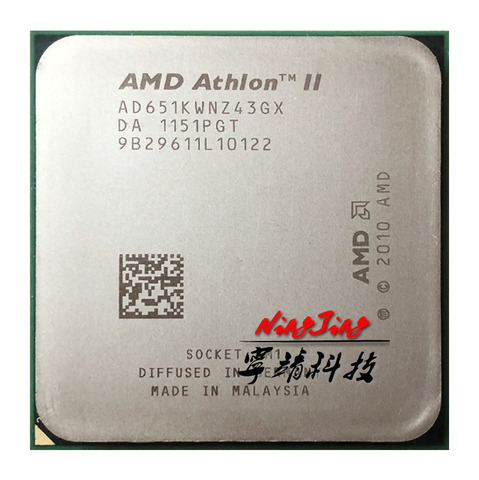 AMD Athlon II X4 651 X4 651X X4 651K 3.0 GHz Quad-Core CPU Processor AD651KWNZ43GX /  AD651XWNZ43GX Socket FM1 ► Photo 1/1