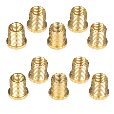 10X Aluminum Alloy Gear Shift Knob Thread Adapter Nuts Insert Set M10x1.25 ► Photo 1/6