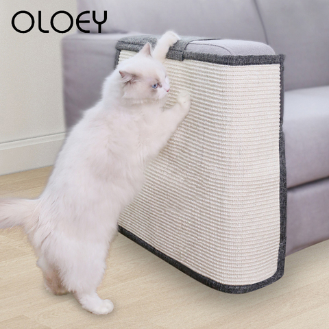 Cat Kitten Scratch Board Pad Sisal Toy Sofa Furniture Protector Cat Claw Care Product Cats Scratcher Paw Pad with Invisible Nail ► Photo 1/6