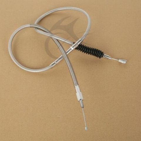 Motorcycle Stainless Clutch Cable For Harley Electra Street Road Glide Road King  Sportster 1200 Iron 883FLHTC FXRC FLT FLTC ► Photo 1/6