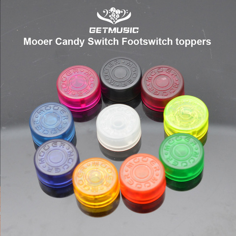 12Pcs Mooer Candy Footswitch Topper Plastic Knob Footswitch Protector for Guitar Effect Pedal Multi Color ► Photo 1/6