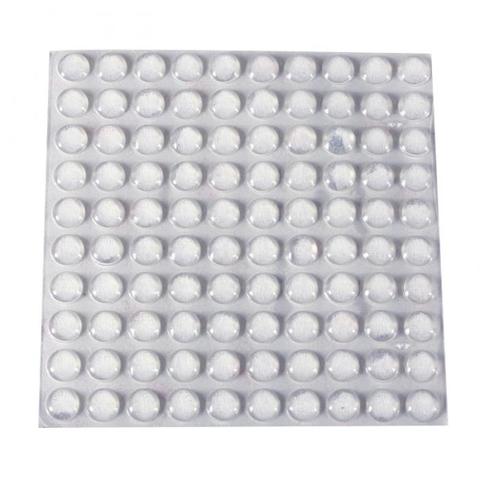 100 Pcs Self Adhesive Round Silicone Rubber Bumpers Soft Transparent Black Anti Slip shock absorber Feet Pads Damper ► Photo 1/3