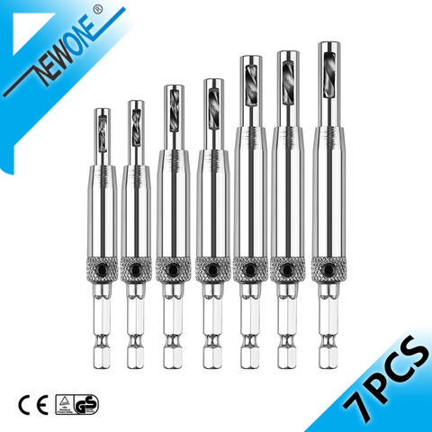 Core Drill Bit Set Hole Puncher Hinge Tapper for Doors Self Centering Woodworking Power Tools furadeira ► Photo 1/6