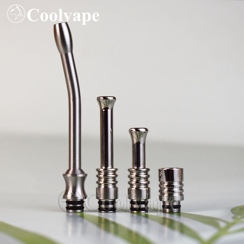 coolvape 316 Stainless steel MTL 510 Drip Tip length 90mm/55mm/40mm/20mm 316ss Drip Tip for RDA RBA RTA tank atomizer ► Photo 1/6