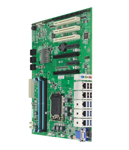 EAMB-1585 industrial motherboard ddr4 LGA1151 6/7Gen i3/i5/i7  5*LAN 6*SATA 4*PCIE 3*PCI 14*USB MINI-PCIE ► Photo 1/5
