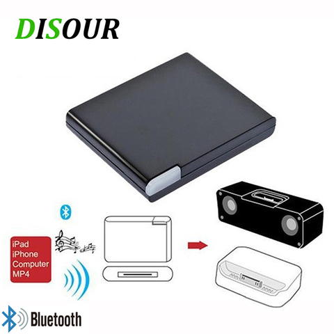 Hot 30 Pin Dock Bluetooth A2DP Music Receiver Adapter Connector For IPad IPod IPhone Apple Speaker 30Pin Receiver ► Photo 1/6