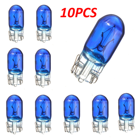 10pcs Car T10 Halogen w5w 194 168 Wedges 12V 5W Xexon Signal Lamp 6000K White Instrument Light Reading Light Clearance Lamp ► Photo 1/6