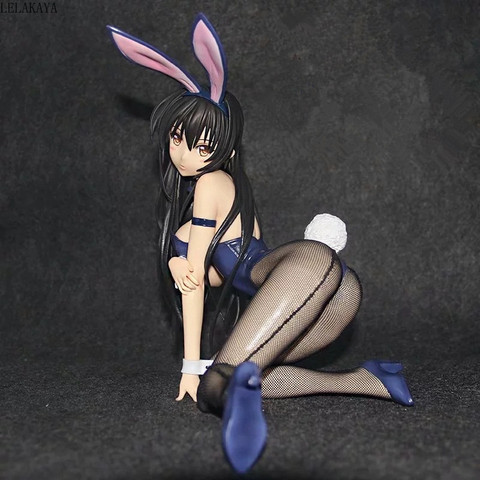 19.5cm Sexy Lying Girl Kotegawa Yui Yuuki Mikan Kurosaki Meia Bunny Ver Model Ru Darkness To Love Anime Action Figure Decoration ► Photo 1/4