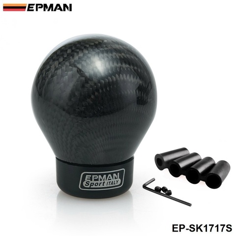 Epman Racing Real Carbon Fiber Aluminum Gear knob Manual Transmission Aluminum Gear Shift Knob Shifter Knob EP-SK1717S ► Photo 1/6