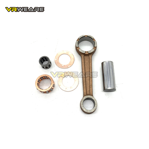 3KJ JOG50 Performance Crankshaft Connecting Rod for 10mm piston pin for 2 stroke 50cc Scooter ATV Minarelli 1E40QMB 1PE40QMB ► Photo 1/5