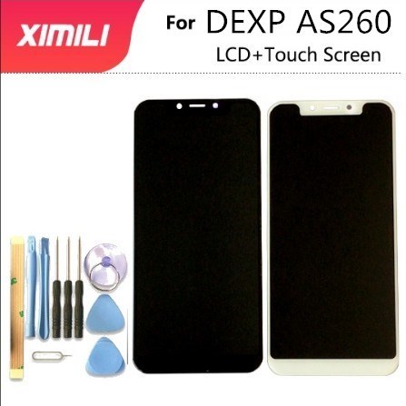 100% Tested New For DEXP AS260 LCD Display+Touch Screen Digitizer Assembly 100% Original LCD+Touch Digitizer for as260+Tools +3M ► Photo 1/6