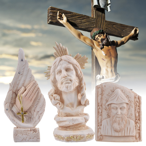 Christian Home Furnishings Cross Biblical Christians Gift Gifts Icons Statue Jesus Decoration Christ the Redeemer sculpture stat ► Photo 1/6