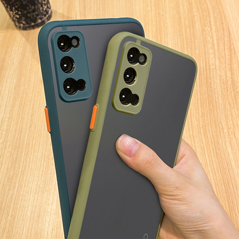 Case For Reno 4 Cover Shockproof Matte Hard Plastic Case For OPPO Reno 4 Reno4 Pro 5G 4G ► Photo 1/6