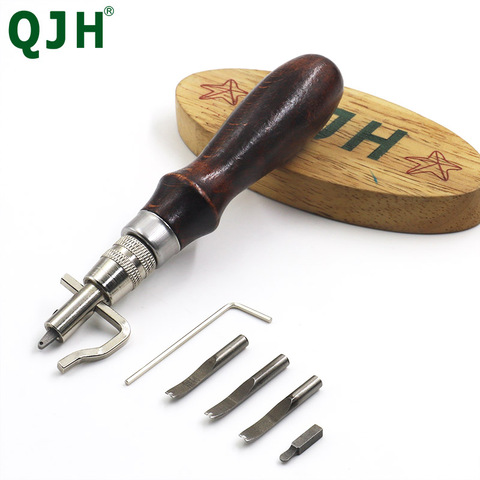 Grooving Device DIY Leather Tool For Processing the Edges of the Skin Leather Craft Stitching Hammer Fold Leather Working Tools ► Photo 1/6