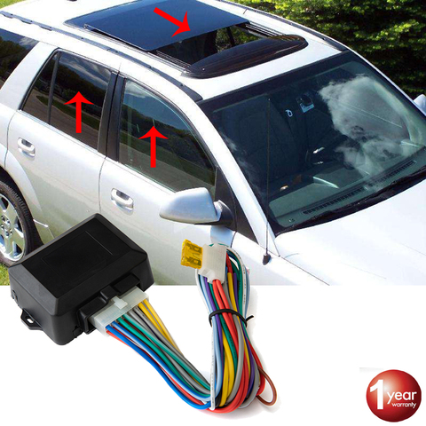 Hippcron Car Power Window Closer For 4 Doors Auto Intelligent Close Windows Remotely Module Alarm System ► Photo 1/5