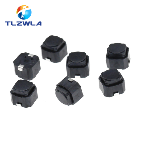 20PCS/LOT Tact Switch 6*6*5 mm Mute switch Silicone Keypad Push Button Switch 6X6X5 MM 2Pins Silent switches ► Photo 1/3