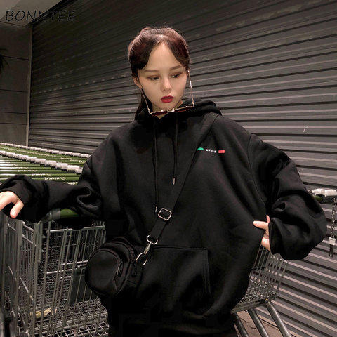 Hoodies Women Thicker Warm Funny Cartoon Print Trendy Pocket Korean Loose  Simple All-match Ladies Sweatshirt Casual Womens Soft - Price history u0026  Review | AliExpress Seller - BARGAIN HUNTERS Store | Alitools.io