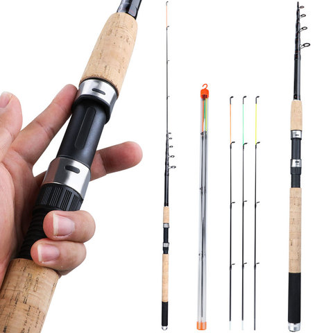 Sougayilang 3m Feeder Rod L M H Power Fishing Rod with Free Accessories Carbon Spinning Travel Rod Fishing Tackle De Pesca ► Photo 1/6