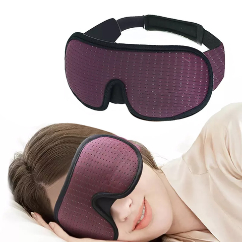 Blocking Light Sleeping Eye Mask Soft Padded Travel Shade Cover Rest Relax Sleeping Blindfold Eye Cover Sleep Mask Eyepatch ► Photo 1/6