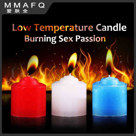 3 Pcs Low Temperature Candle Bdsm Drip Wax Sex Toys Adult Women Men Games Teasing Candle SM Adult Toys Passion Dripping Wax Game ► Photo 1/5