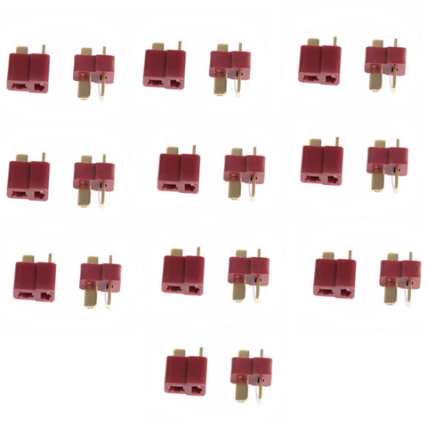 10/20/40Pairs 20/40/80PCS T Plug Male Female Deans Connectors For RC LiPo Battery RC FPV Racing Drone ► Photo 1/6