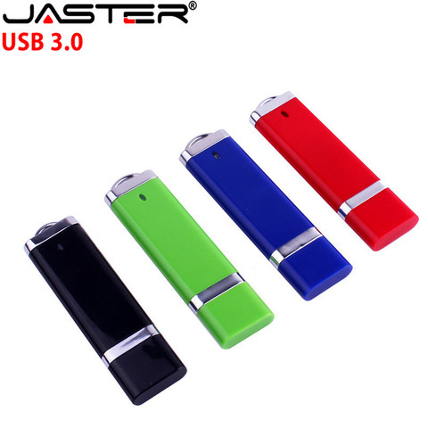 JASTER USB 3 .0 shape pendrive 4GB 16GB 32GB 64GB128GB Flash Drive Thumb pen drive Memory Stick business stic shape pendrive ► Photo 1/6