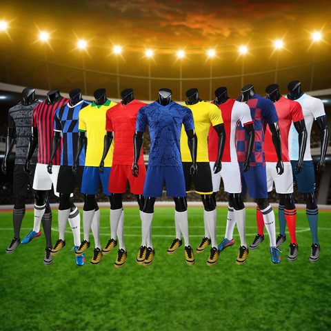 Kids Soccer Jerseys Sets Survetement Football Kits Adult Men Child Futbol  Training Cheap Football Shirts Uniforms Sets Soccer - Soccer Sets -  AliExpress