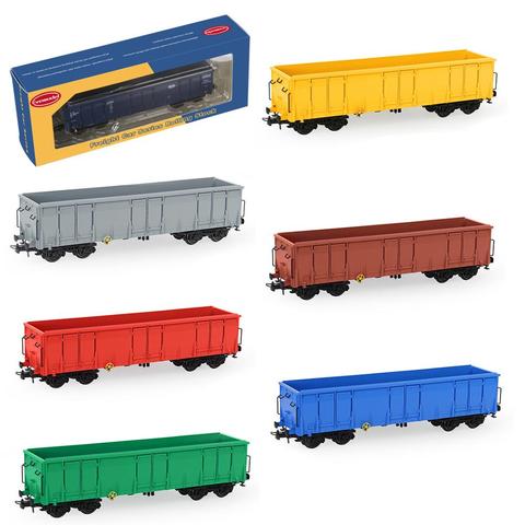 3pcs HO Scale High-side Gondola Car 1:87 Railway Wagons Rollong Stock Container Carriage 1:87 Freight Car C8742A ► Photo 1/6