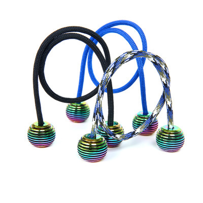 New Aluminum alloy begleri fidget toys worry beads finger skill paracord stress relief toys funny gifts ► Photo 1/6