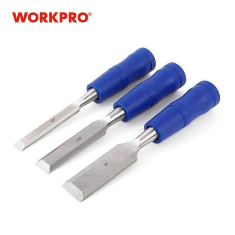 WORKPRO 3PC Chisel Set Carving Wood Chisel Tempered Steel Blade for Woodworking ► Photo 1/4