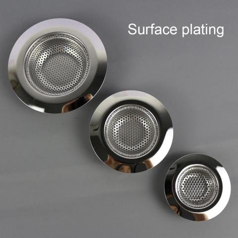 Stainless Steel Kitchen Bathroom Sink Strainer Waste Plug Sink Filter Waste Collector Hair Catcher Shower Drain Hole Filter ► Photo 1/6