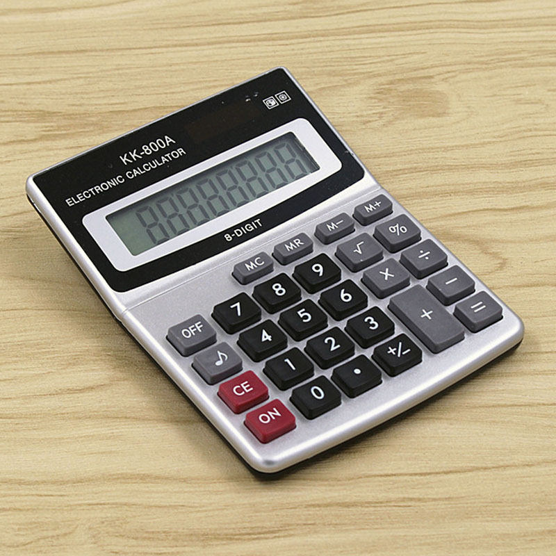 KK-800A Small Size 8 Digits Display Calculator 8 A Business Office Supplies  Electronic Calculator TAX Calculadora Cientifica - Price history & Review |  AliExpress Seller - Jninsens Store 