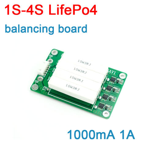 1S 2S 3S 4S Lifepo4 lithium battery Balance board 1000mA 1A current 12V lithium iron phosphate balancing FOR 3.2V 12V BMS ► Photo 1/4