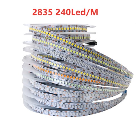 5 12 24 V Volt Led Strip Light PC SMD 2835 White Ledstrip Waterproof 5V 12V 24V LED Strip Tape Lamp Light Strip For Room Bedroom ► Photo 1/6