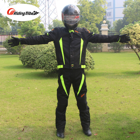 Men Motorcycle Jacket Pants Summer Winter Waterproof Warm Riding Reflective Suit with Removable Protective Gear and Lining JK-37 ► Photo 1/6