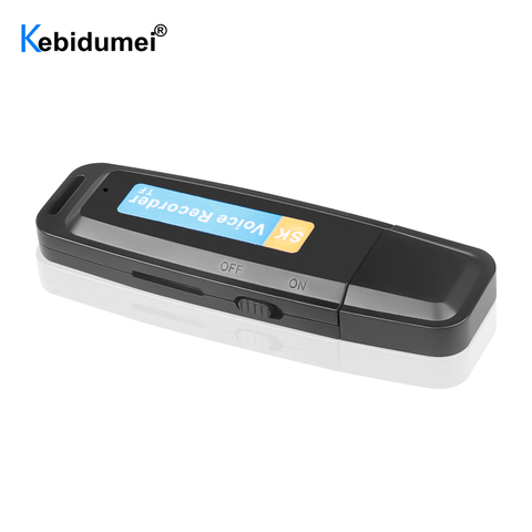 A Key Recording U-Disk Digital Audio Recorder TF Flash Card USB Voice Recorder Pen Mini Dictaphone Professional Up to 32GB ► Photo 1/6