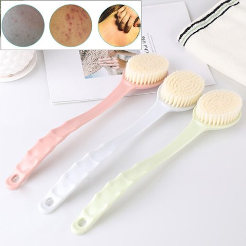 Long Handle Back Bath Brush Body Spa Remove Dead Skin Body Maasage Shower Bath Brush Shower Scrubber  Easy Clean ► Photo 1/6