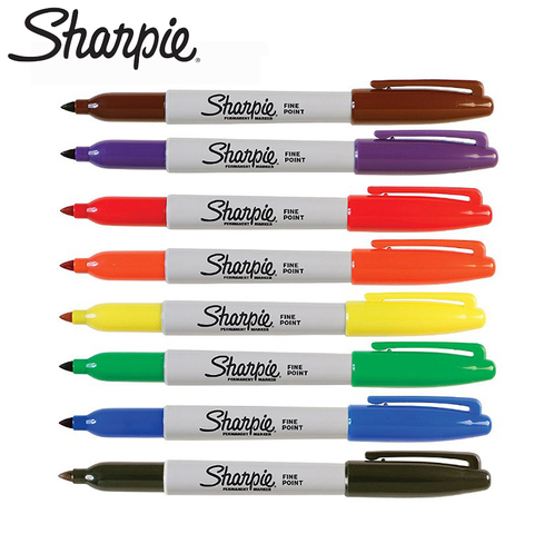 1pcs Sharpie 31993 Eco-friendly Fine Point 1MM Permanent Art Marker Pen Dust-free Marker 21 Colors Optional ► Photo 1/6