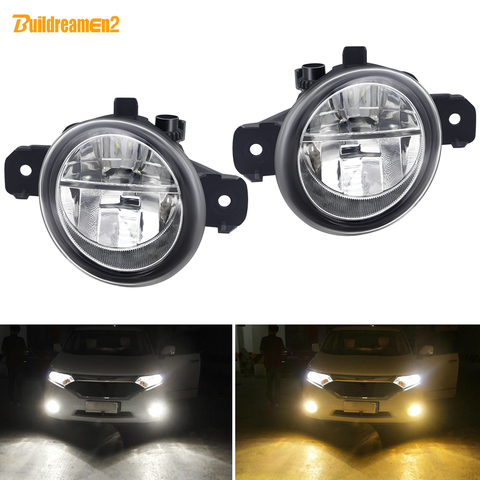 LED Fog Light For Nissan Almera Juke X-Trail Micra Micra Teana Murano NV400 Car Front Bumper Fog Lamp DRL 30W 3000LM 12V ► Photo 1/6