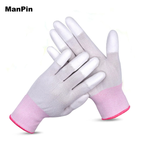 Mobile Phone Repair Anti Static Carbon Fiber Gloves ESD Electronic Working PU Painted Finger Hand Protective Tablets Fix Tools ► Photo 1/6