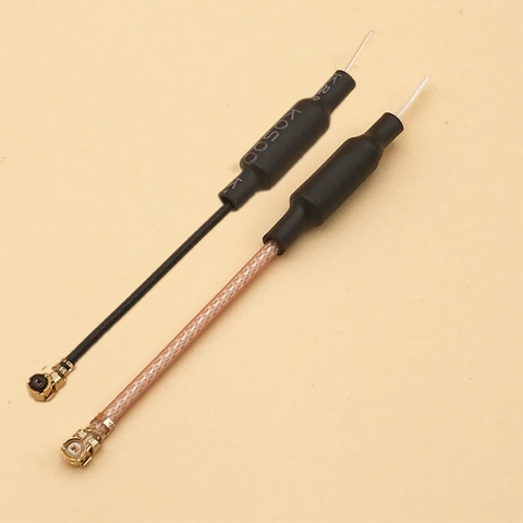 Micro 65mm 5.8G 2dBi U.FL IPEX IPX Omni-Directional Brass FPV transmitter Antenna RG178 for indoor RC  FPV Racing Drone ► Photo 1/6