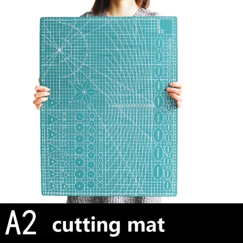 PVC cutting mat Cutting base plate 60x45cm A2 green black core paper cutting art carving cutter Backing plate ► Photo 1/1