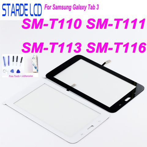 New For Samsung Galaxy Tab 3 SM-T110 SM-T111 SM-T113 SM-T116 Touch Screen Panel Digitizer T110 T111 T113 T116 Assembly ► Photo 1/6